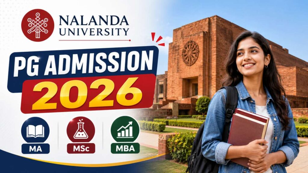 Nalanda University PG Admission 2026