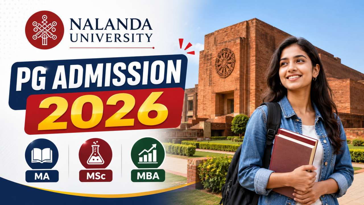 Nalanda University PG Admission 2026