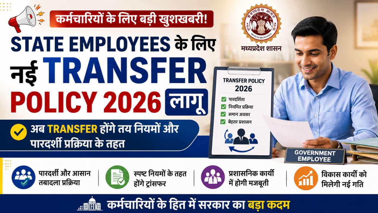 State Employees के लिए नई Transfer Policy 2026 लागू