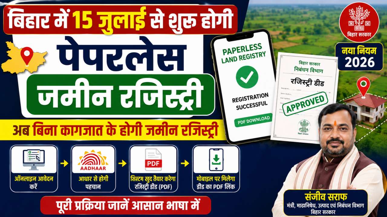 Bihar Paperless Jamin Registry