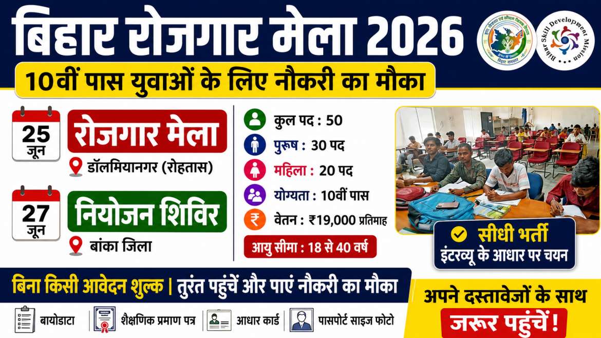Bihar Rojgar Mela 2026