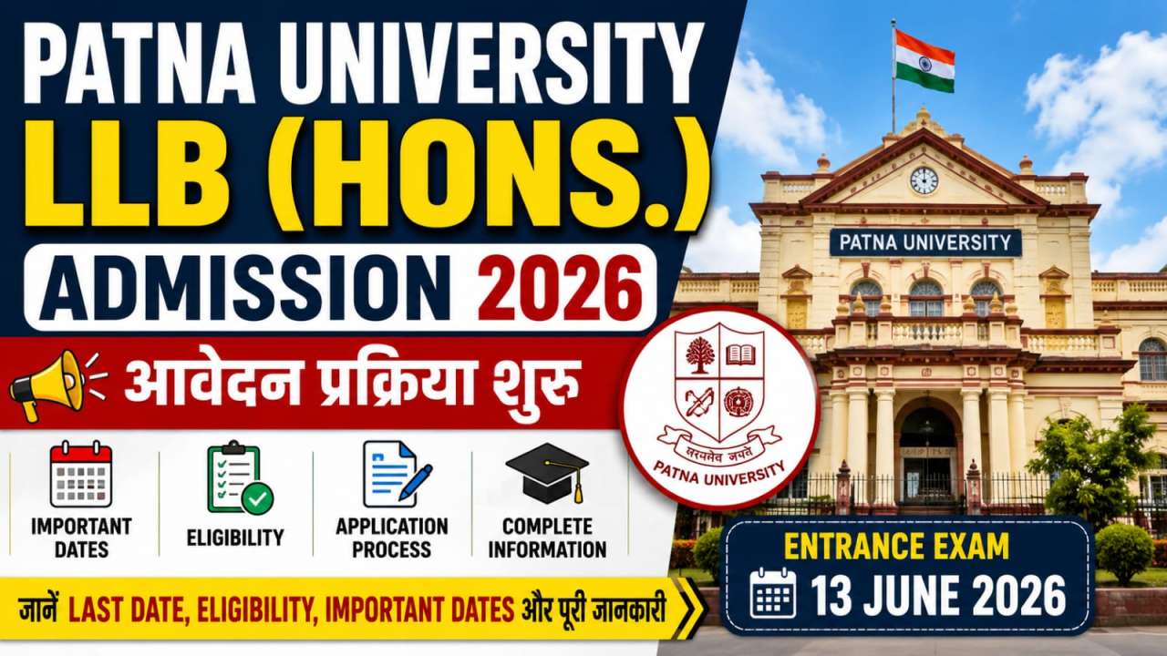 Patna University LLB (Hons.) Admission 2026