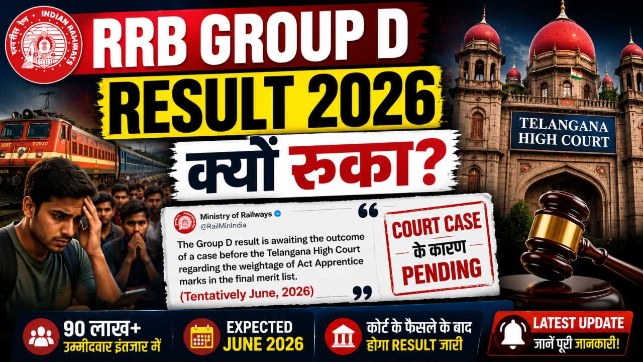 RRB Group D Result 2026
