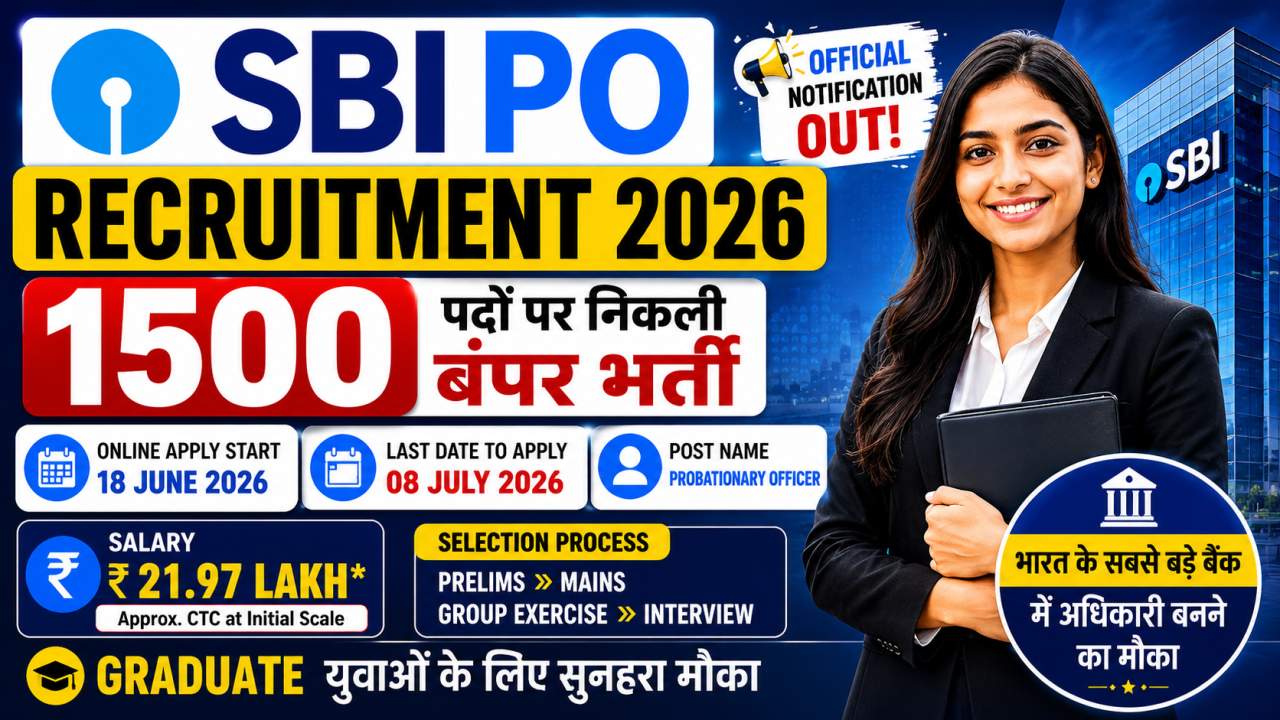 SBI PO Recruitment 2026