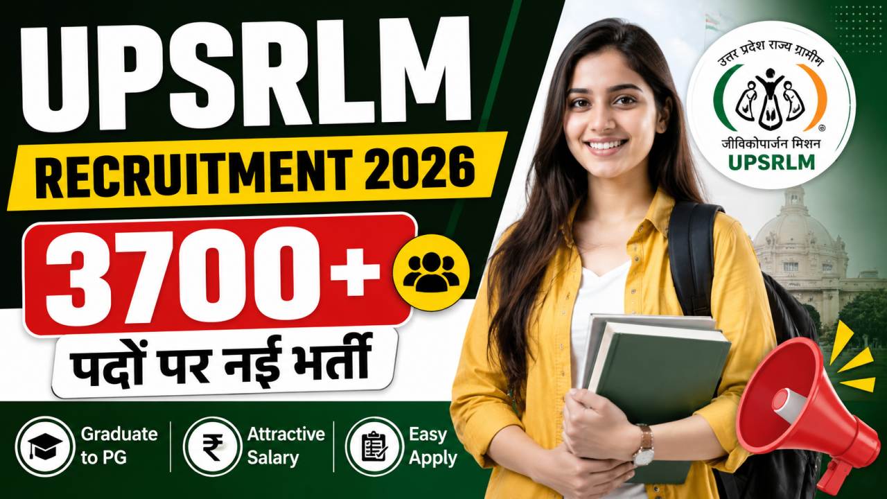 UPSRLM Recruitment 2026