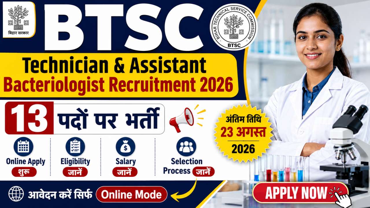 BTSC Vacancy 2026