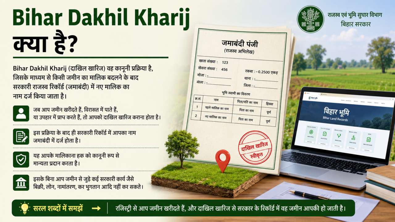 Bihar Dakhil Kharij क्या है