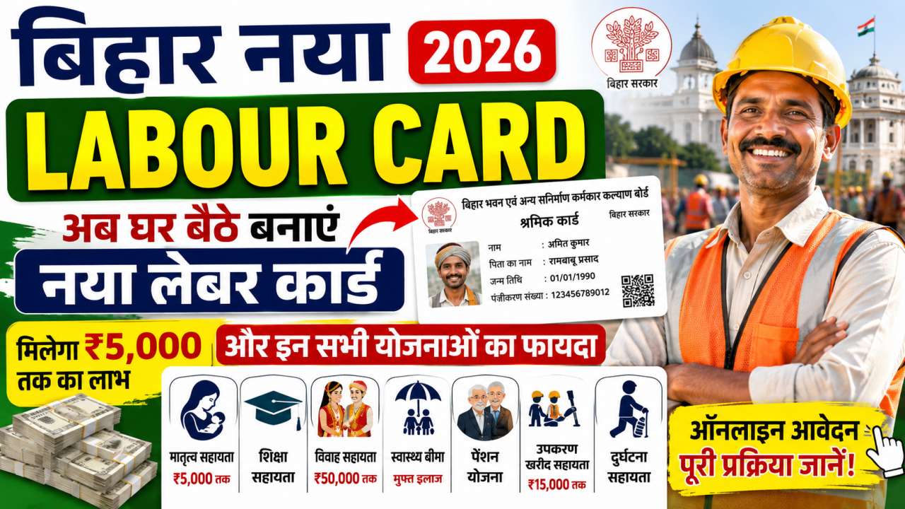 Bihar New Labour Card Online Apply 2026
