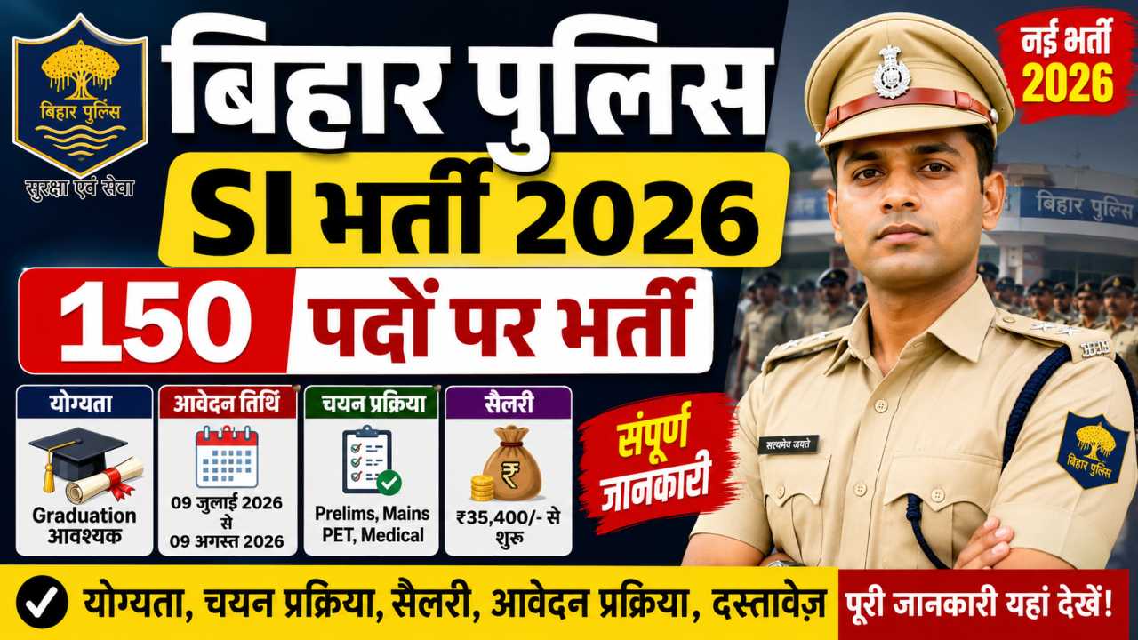 Bihar Police SI Recruitment 2026