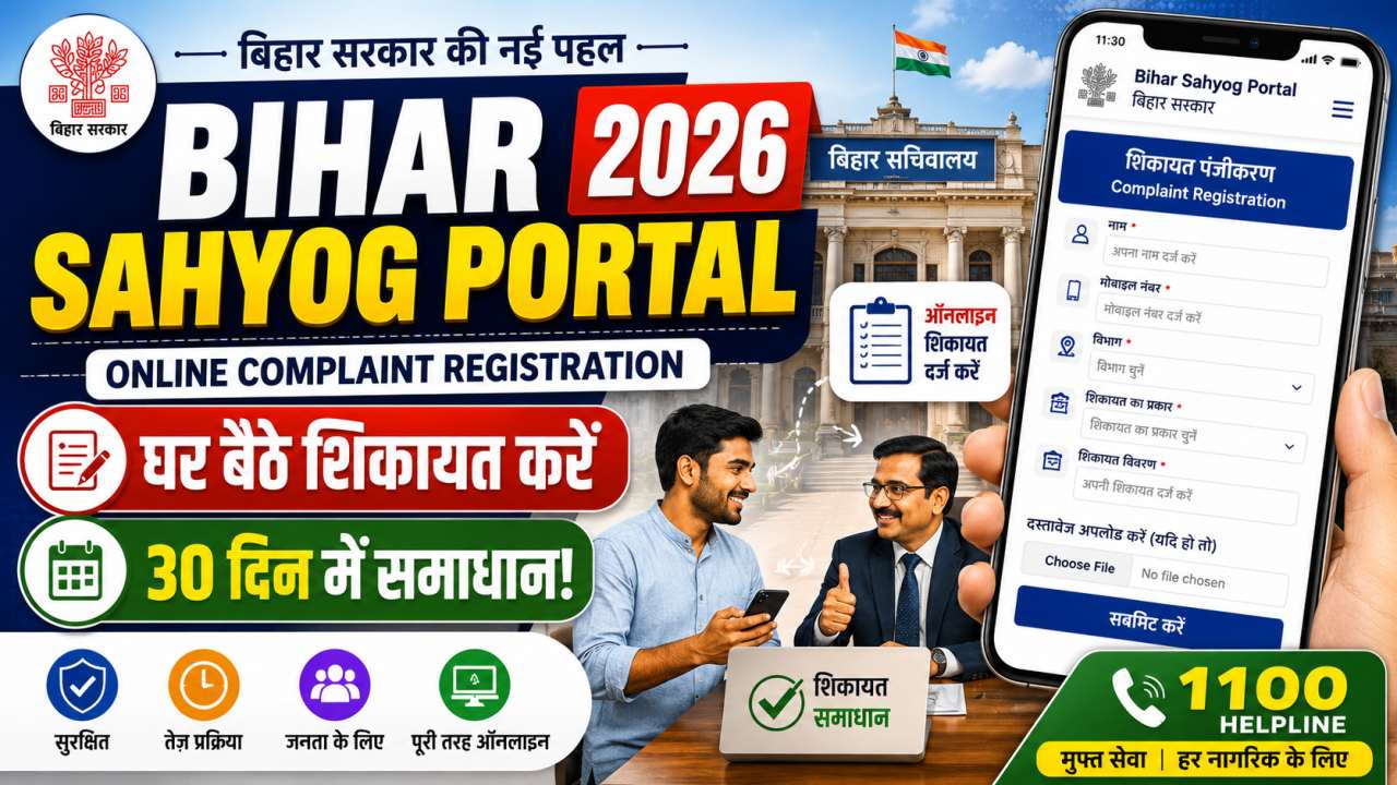 Bihar Sahyog Portal 2026 क्या है
