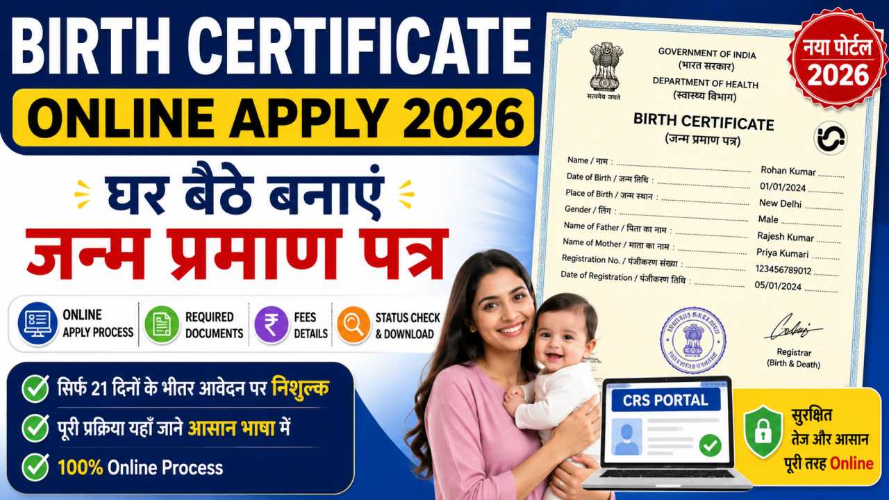 Birth Certificate Online Apply 2026
