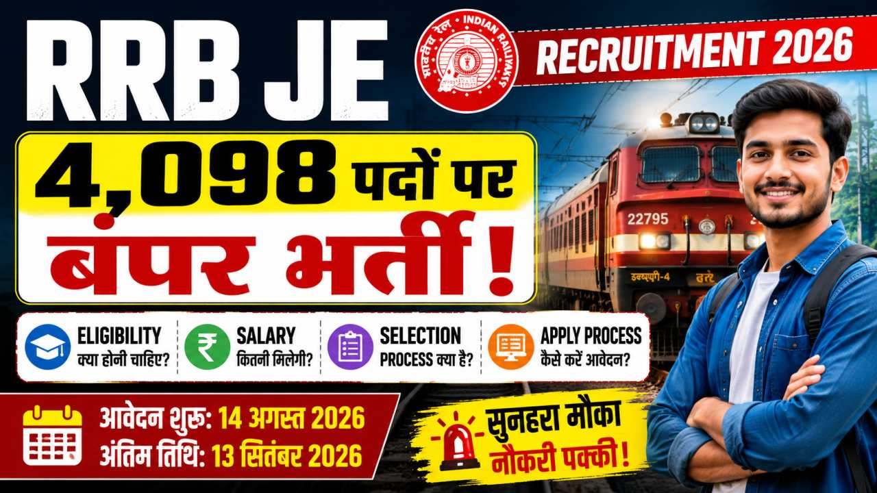 RRB JE Vacancy 2026