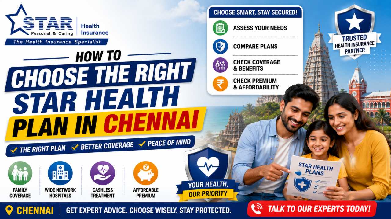 How to Choose the Right Star Health Plan in Chennai