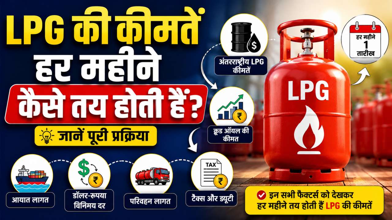 LPG की कीमतें हर महीने कैसे तय होती हैं