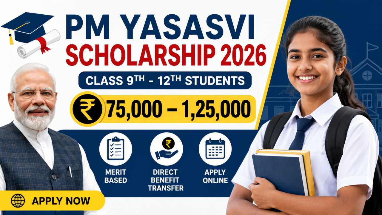 PM YASASVI Scholarship Scheme 2026