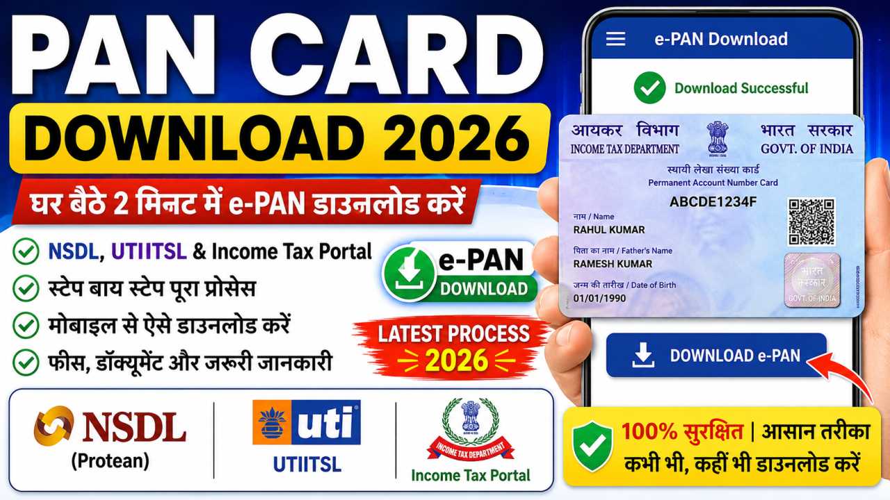 Pan Card Download 2026