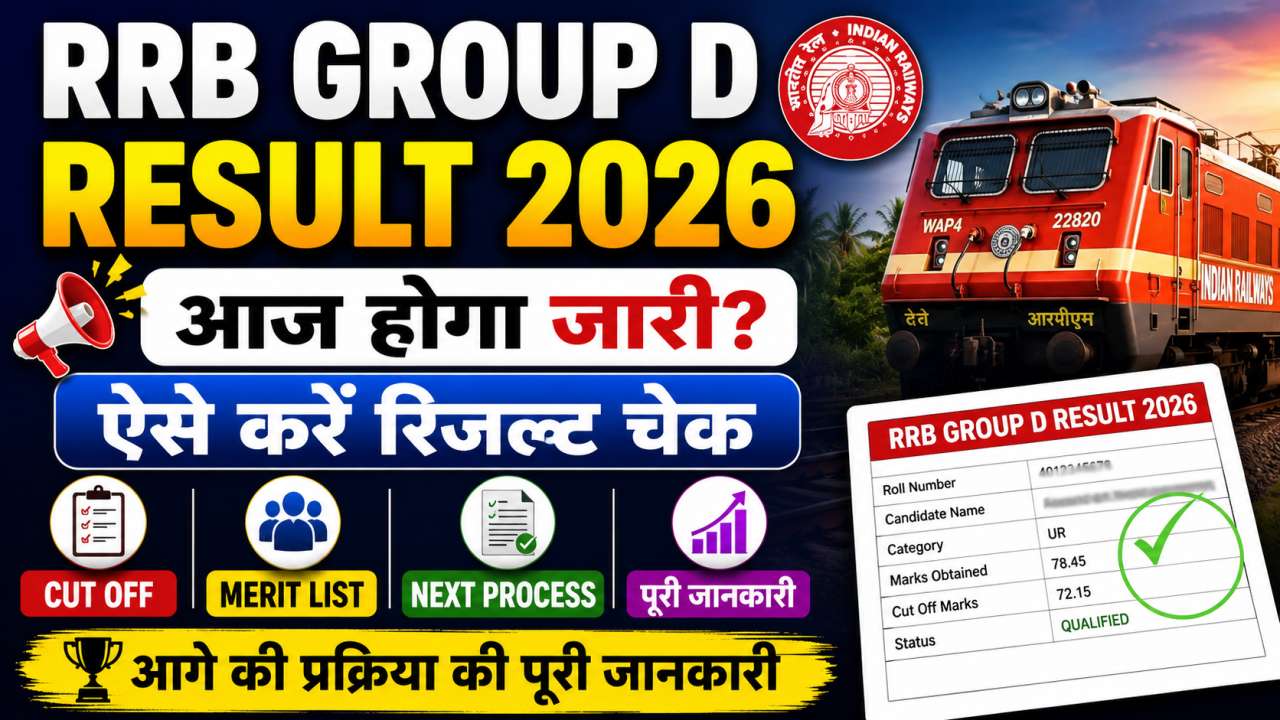 RRB Group D Result 2026