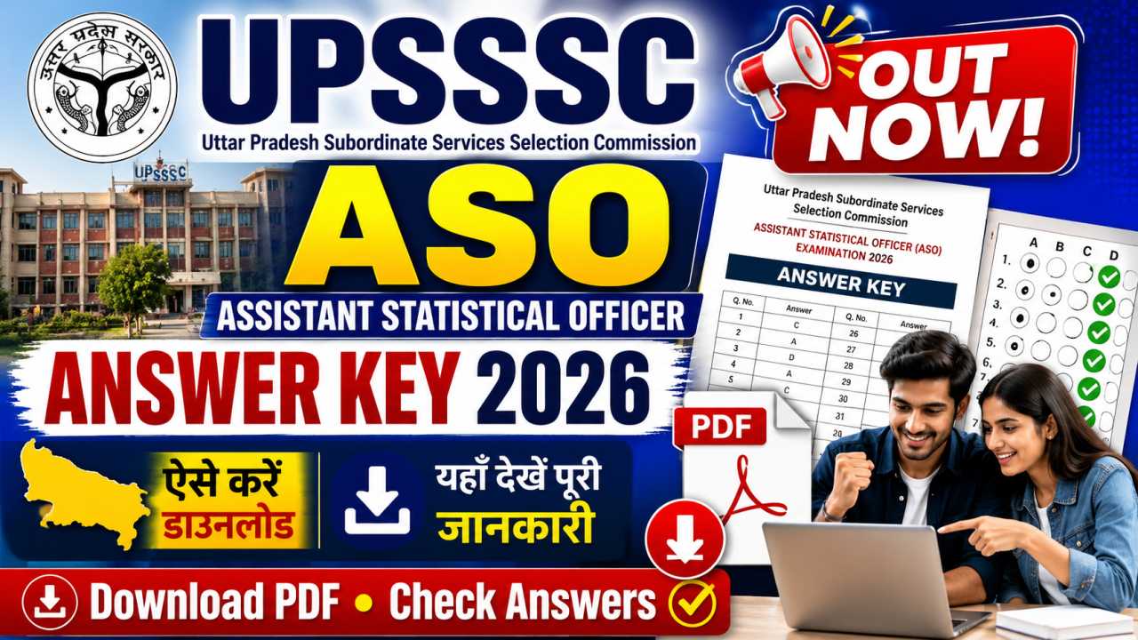 UPSSSC ASO Answer Key 2026