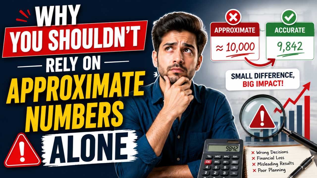 Why You Shouldn't Rely on Approximate Numbers Alone